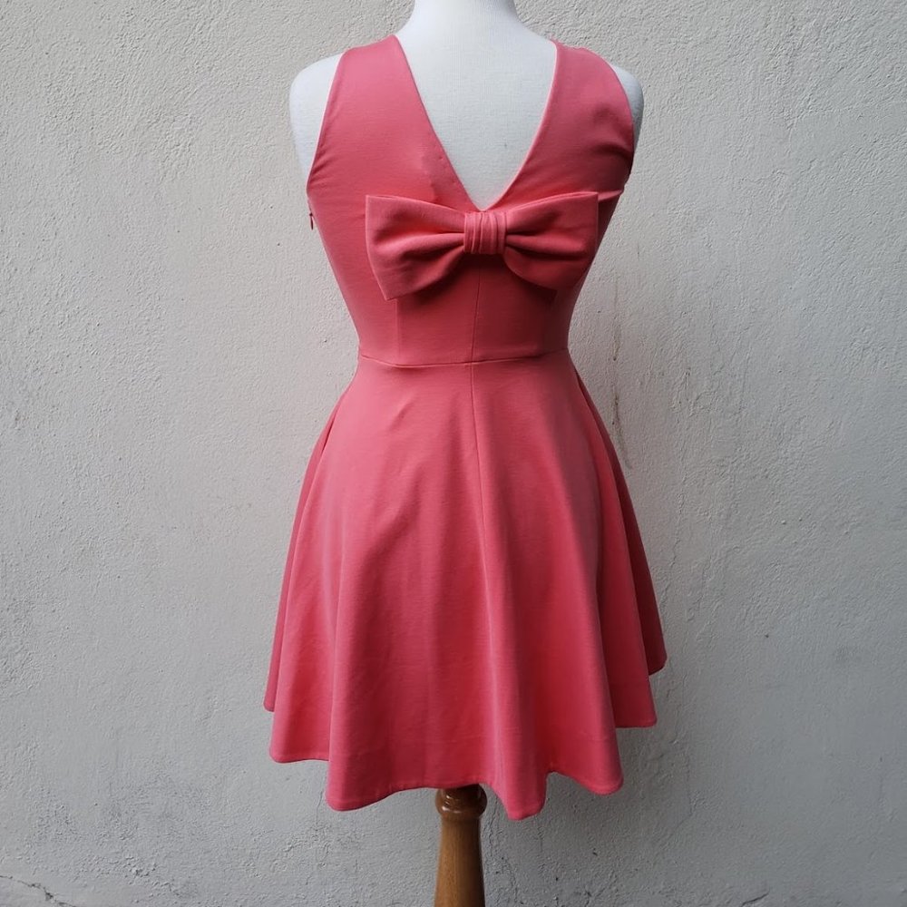 NWT kate spade Ponte Bow Dress Watermelon - Picture 4 of 10